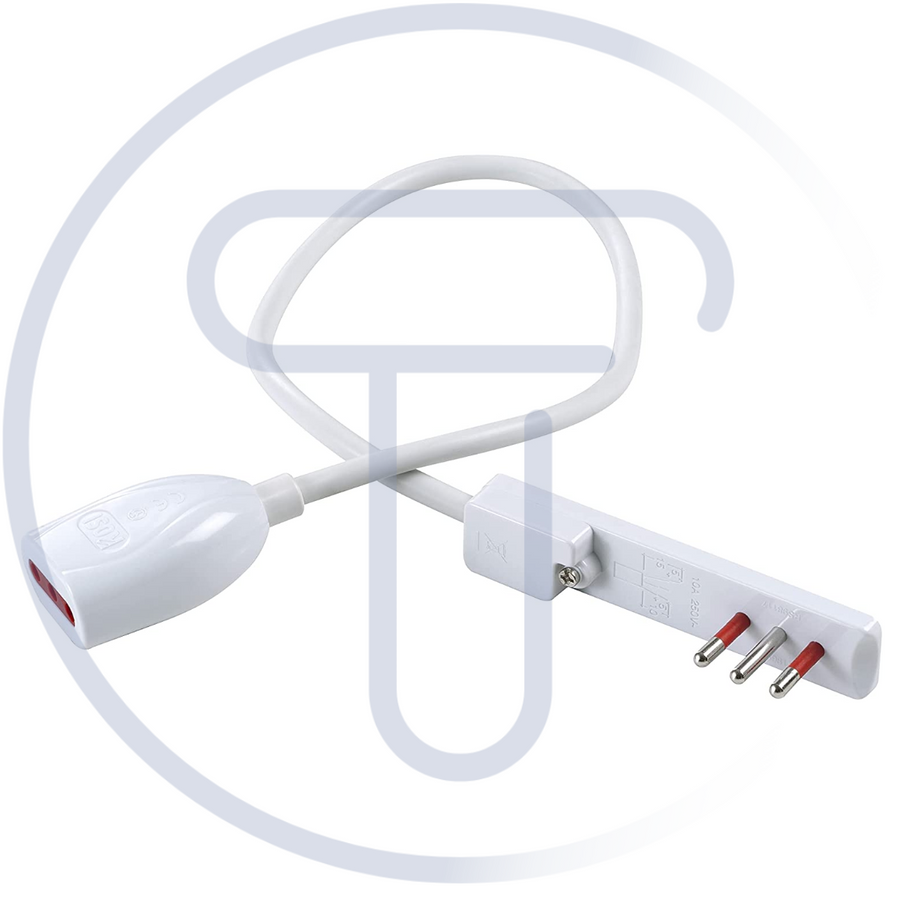 Extension Cord 3m with EMILIA FLAT 10A Plug