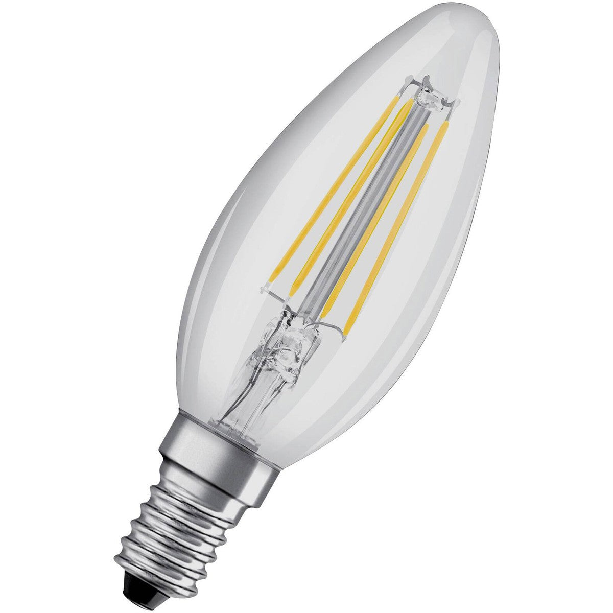 LED BULB E14=40W CANDLE TRASPARENT