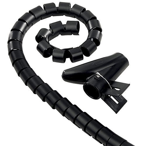 SPIRAL WRAP CABLE ORGANIZER 1.8M BLACK