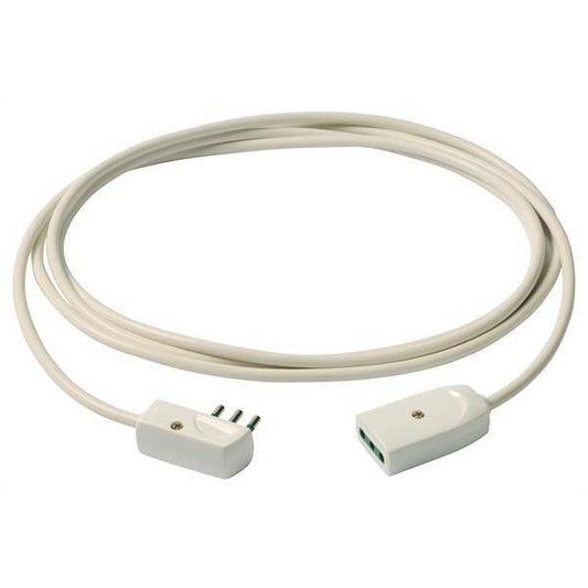 EXTENSION CABLE 3G0.75+PLUG 3M WHITE