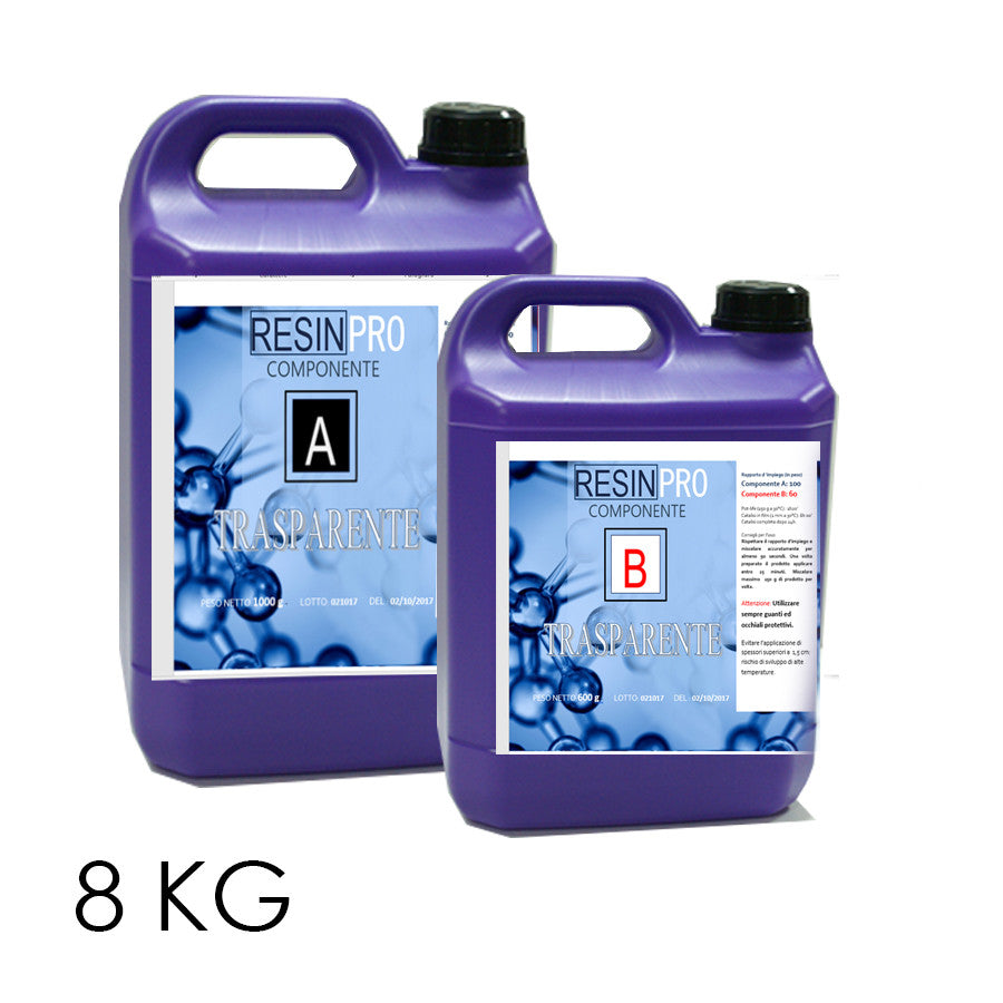 TRANSPARENT EPOXY RESIN RESINPRO 8