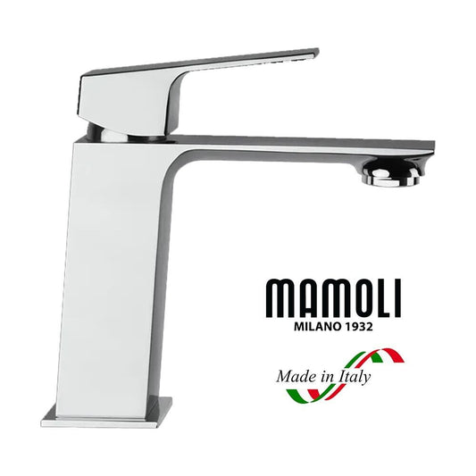 BLADE WASHBASIN MIXER WITH CHROME DRAIN MAMOLI