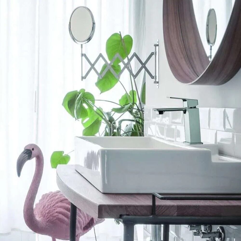 Bricocenter BLADE WASHBASIN MIXER WITH CHROME DRAIN MAMOLI
