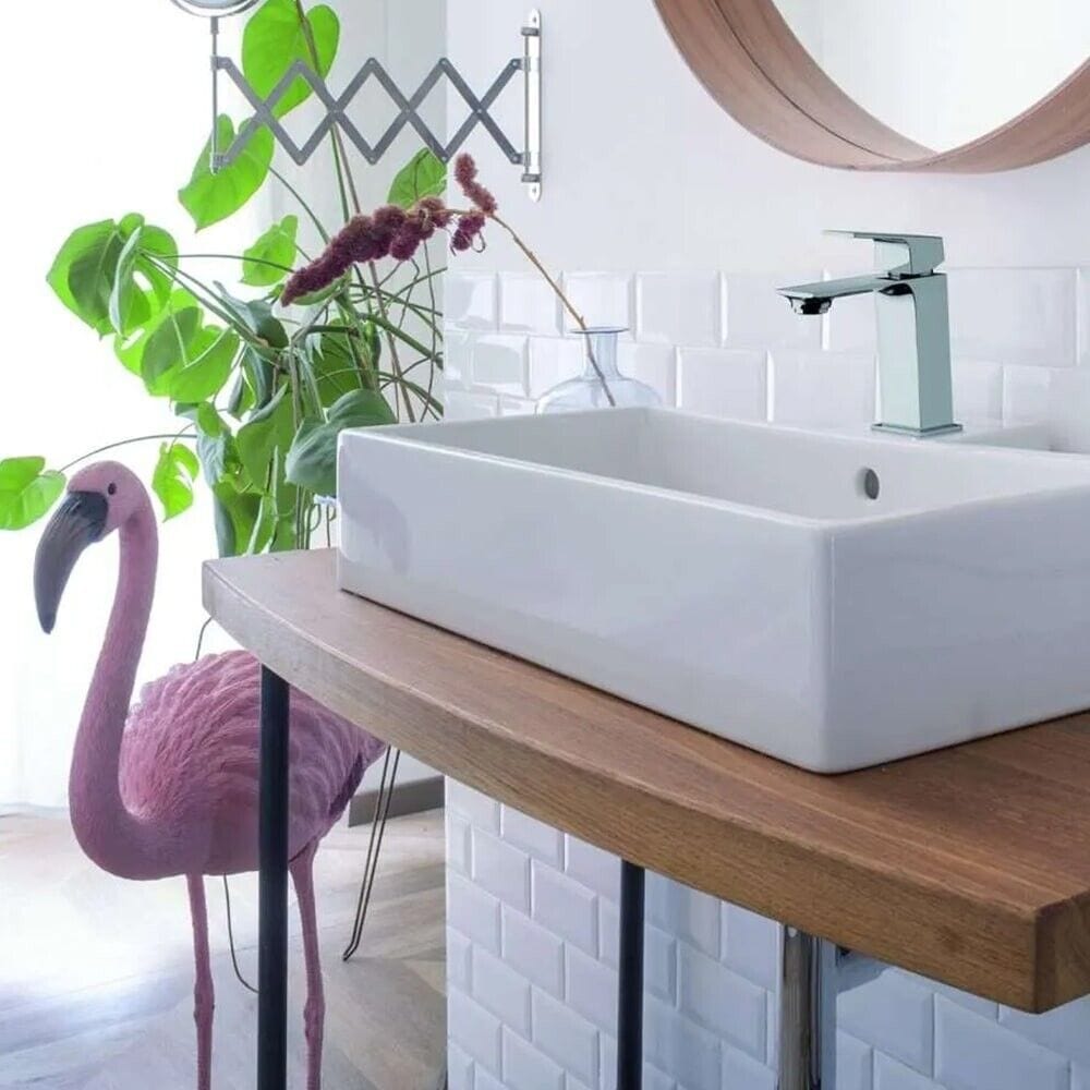 Bricocenter BLADE WASHBASIN MIXER WITH CHROME DRAIN MAMOLI