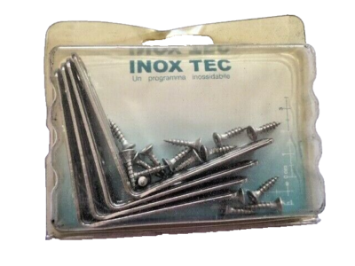 4 PLATES ANG. STAINLESS 60X15 SP 2.3 BIVALV