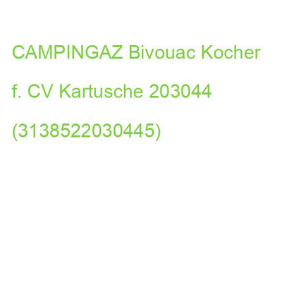 CAMPINGAZ GAS STOVE POWERED BY CA