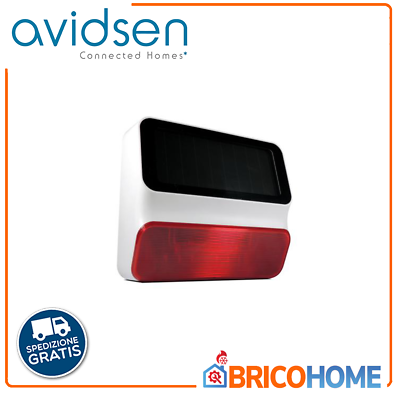 WIFI SIREN WITH SOLAR PANEL FOR ALARM