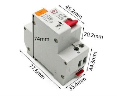 1-WAY DIFFERENTIAL CIRCUIT BREAKER +N2