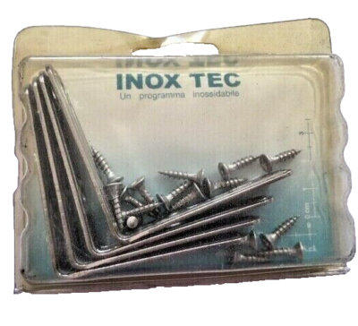 4 PLATES ANG. STAINLESS 60X15 SP 2.3 BIVALV