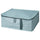 SÄCKKÄRRA storage case, turquoise