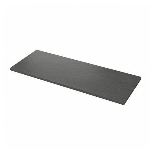SÄLJAN - Worktop, dark grey stone effect/laminate,186x3.8 cm