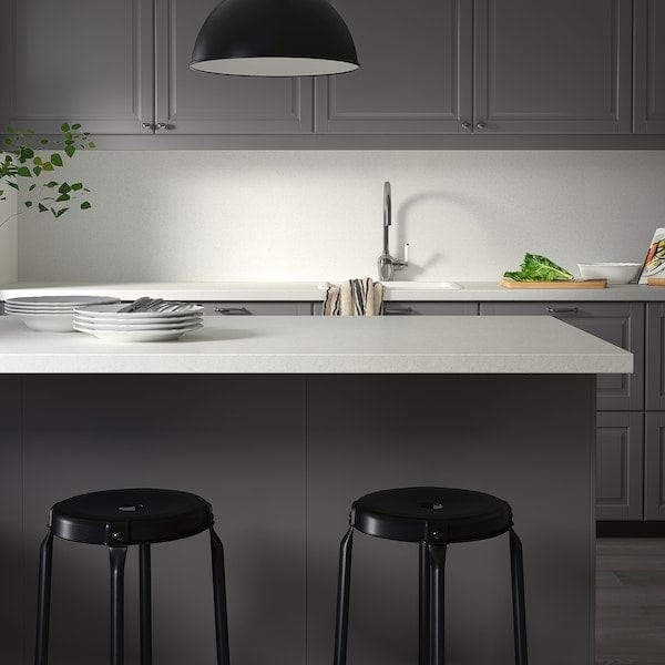 Ikea SÄLJAN - Custom made worktop, white/light grey stone effect/laminate ,