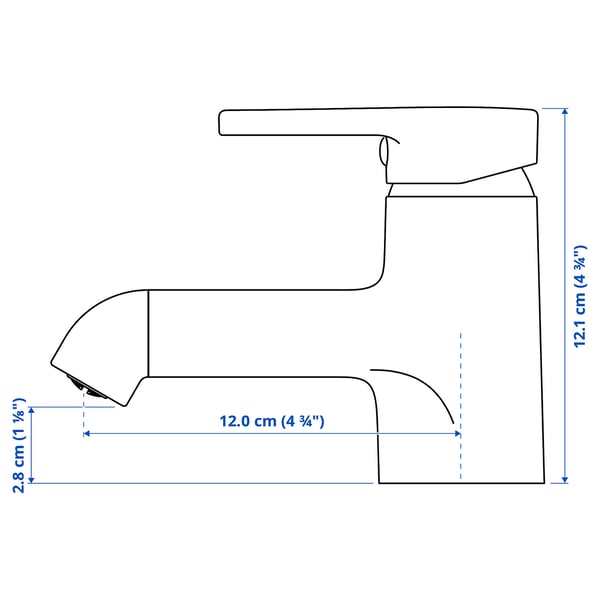 SALJEN Sink mixer - black ,