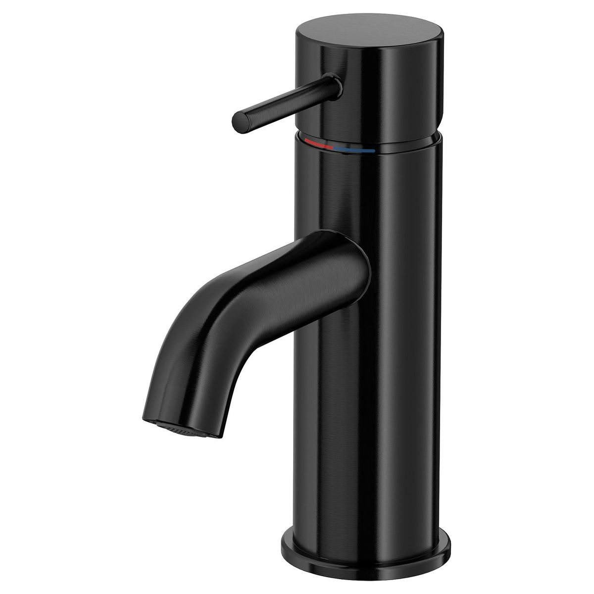 SALLSJÖN bathroom mixer tap top lever, black, S