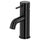 SALLSJÖN bathroom mixer tap top lever, black, S