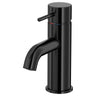 SALLSJÖN bathroom mixer tap top lever, black, S