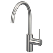SALLSJÖN kitchen mixer tap single side lever, stainless steel colour