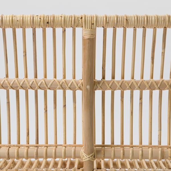 SALNÖ bench, rattan, 113x84x58 cm