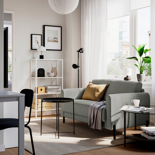 SALTMYRAN 2-seat sofa, Öreryd blue, 147 cm