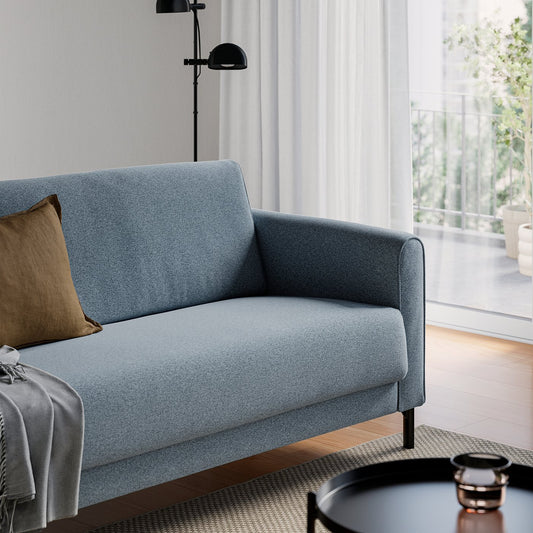 SALTMYRAN 3-seat sofa, Öreryd blue, 187 cm