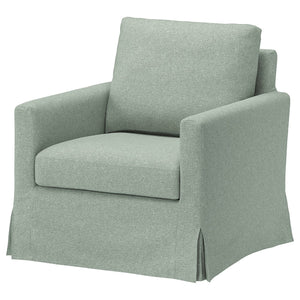SALTSJÖBADEN cover for rocking/swivel armchair, Gunnared light green