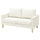 SALTSJÖBADEN 2-seat sofa, Blekinge white, 164 cm