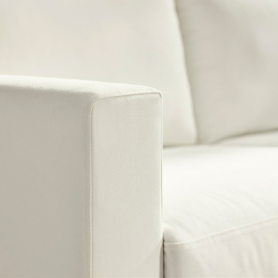 SALTSJÖBADEN 2-seat sofa, Blekinge white, 164 cm