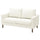 SALTSJÖBADEN 2-seat sofa, Blekinge white, 164x100x88 cm