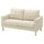 SALTSJÖBADEN 2-seat sofa, Fridtuna light beige, 164x90x88 cm