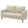 SALTSJÖBADEN 2-seat sofa, Fridtuna light beige, 164x100x88 cm