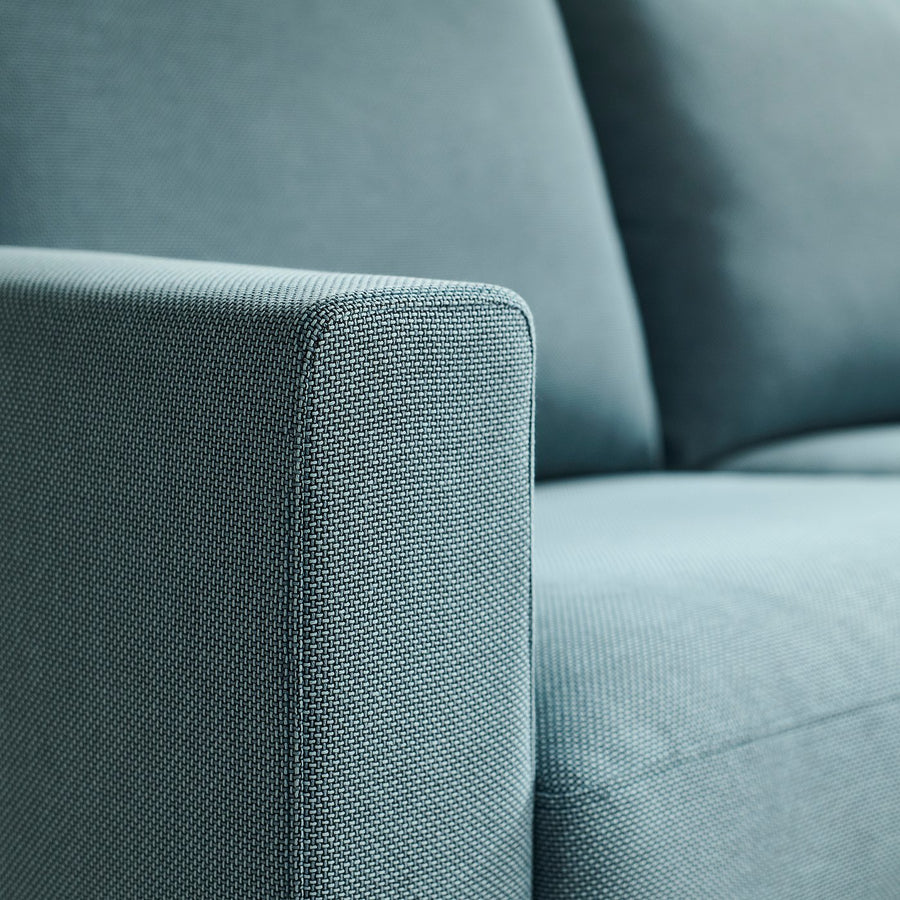 SALTSJÖBADEN 2-seat sofa, Fridtuna dark grey-blue, 164 cm