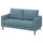 SALTSJÖBADEN 2-seat sofa, Fridtuna dark grey-blue, 164 cm