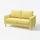 SALTSJÖBADEN 2-seat sofa, Fridtuna yellow, 164 cm