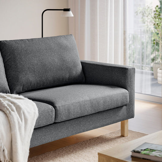 SALTSJÖBADEN 2-seat sofa, Gunnared medium grey, 164 cm