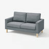 SALTSJÖBADEN 2-seat sofa, Gunnared medium grey, 164 cm