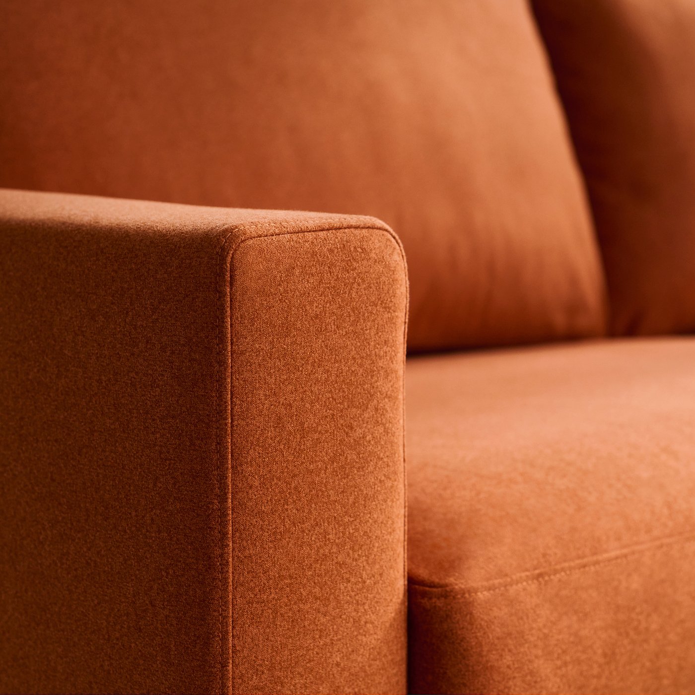 SALTSJÖBADEN 2-seat sofa, Tonerud red-brown, 164x100x88 cm