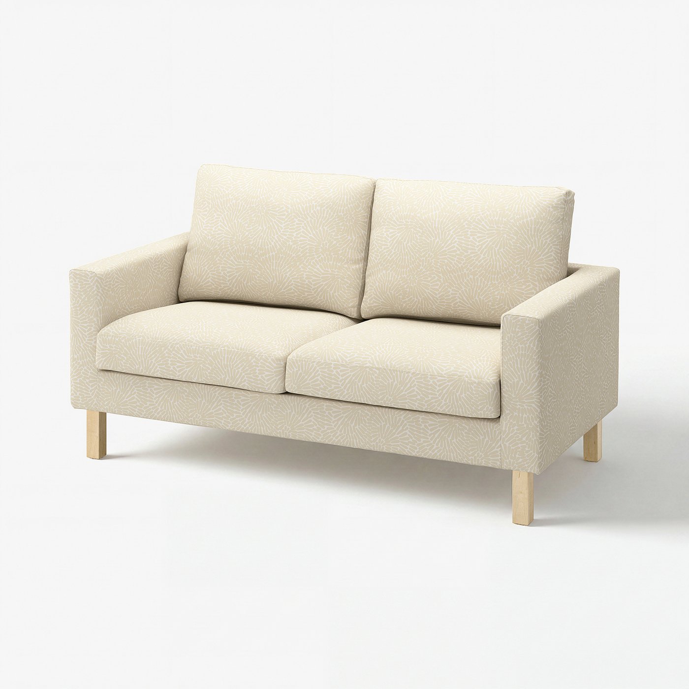 SALTSJÖBADEN 2-seat sofa, Vittangi light beige/white, 164 cm