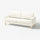 SALTSJÖBADEN 3-seat sofa, Blekinge white, 205 cm