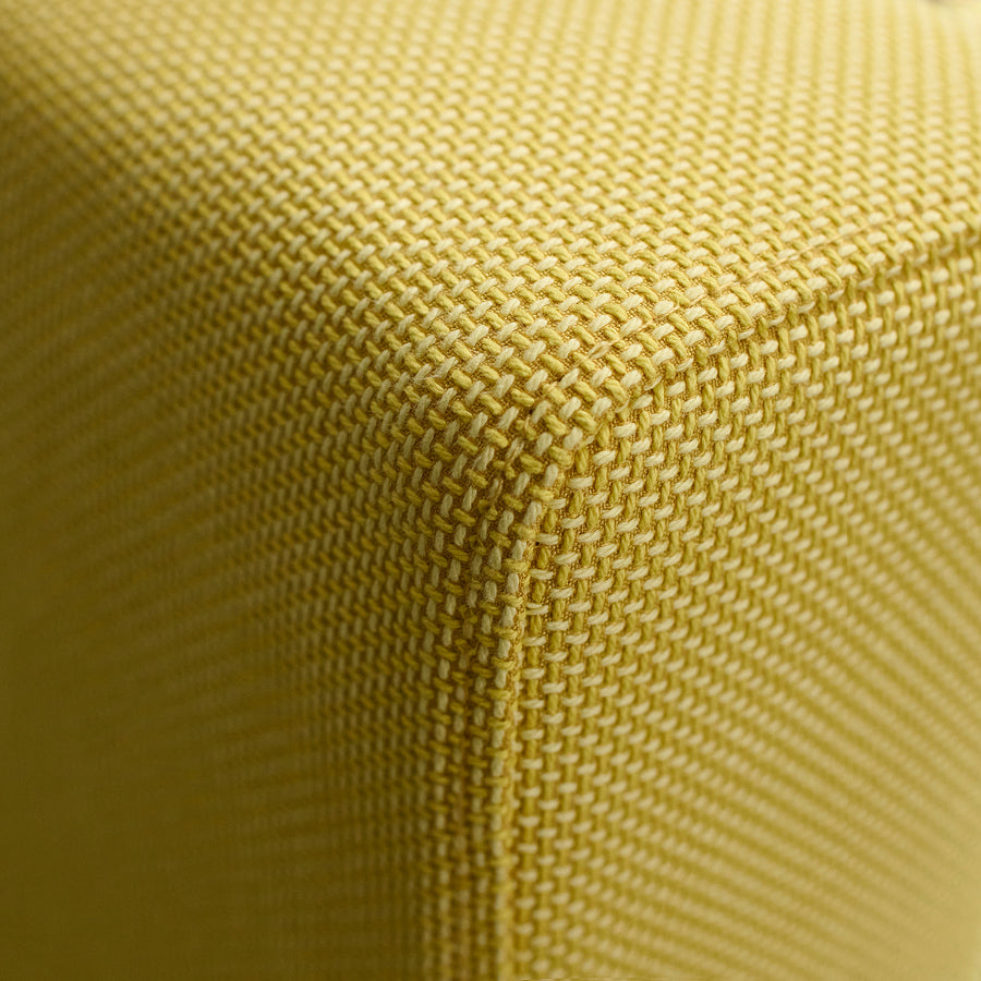 SALTSJÖBADEN 3-seat sofa with chaise longue, Fridtuna yellow, 233 cm