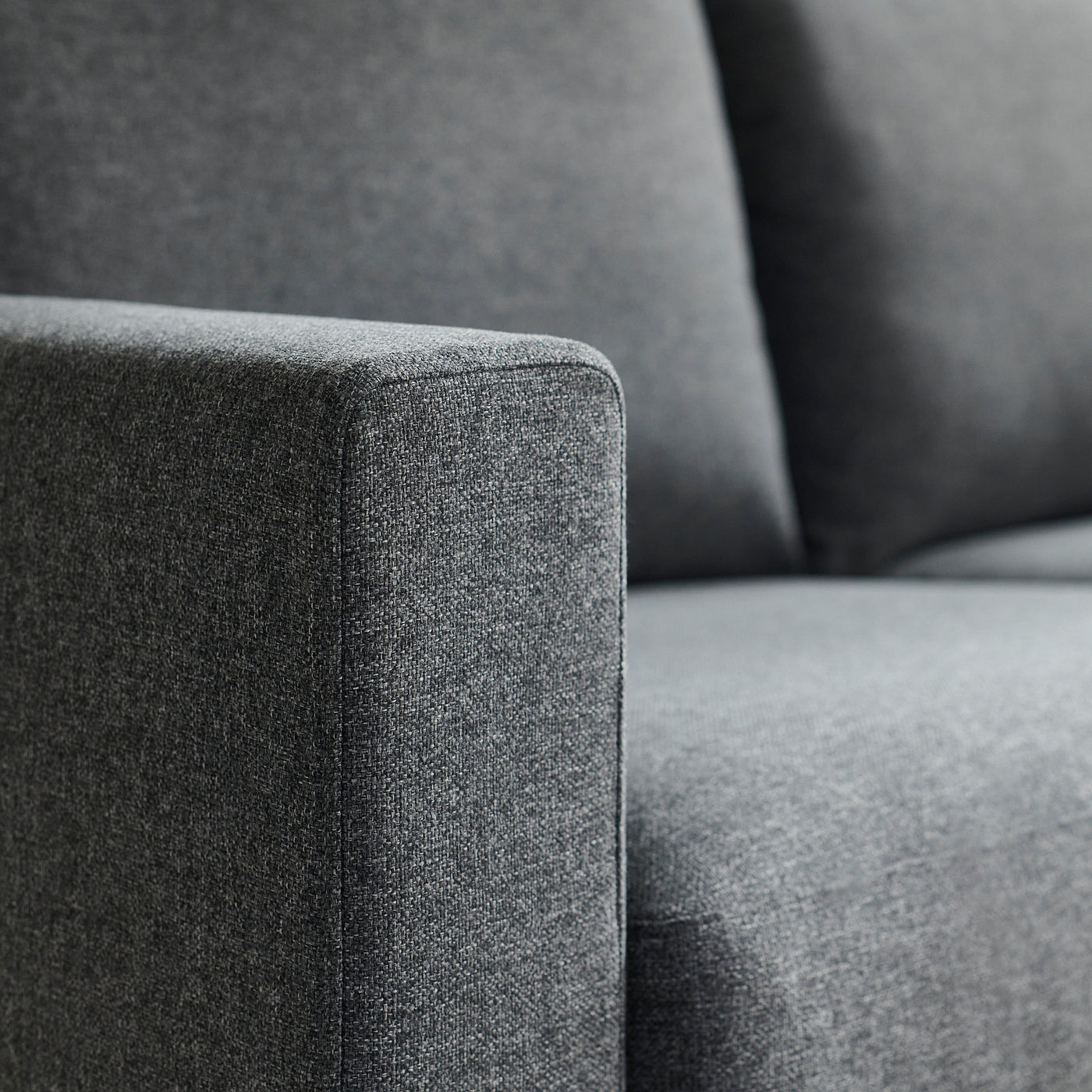 SALTSJÖBADEN 3-seat sofa with chaise longue, Gunnared medium grey, 233 cm