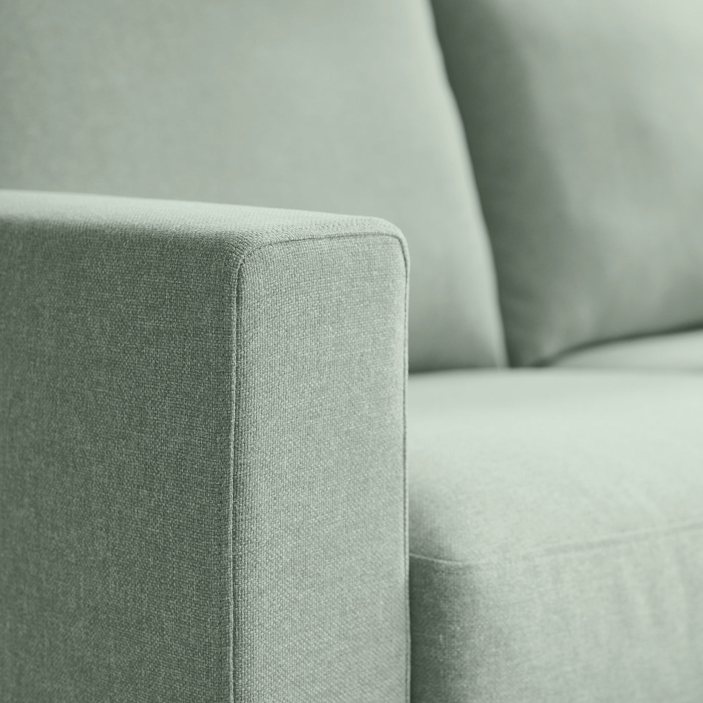 SALTSJÖBADEN 3-seat sofa with chaise longue, Gunnared light green