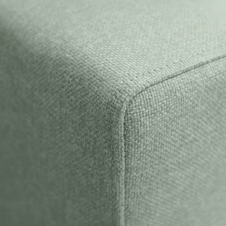 SALTSJÖBADEN 3-seat sofa with chaise longue, Gunnared light green