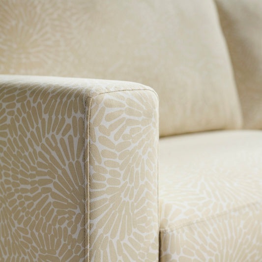 SALTSJÖBADEN 3-seat sofa with chaise longue, Vittangi light beige/white