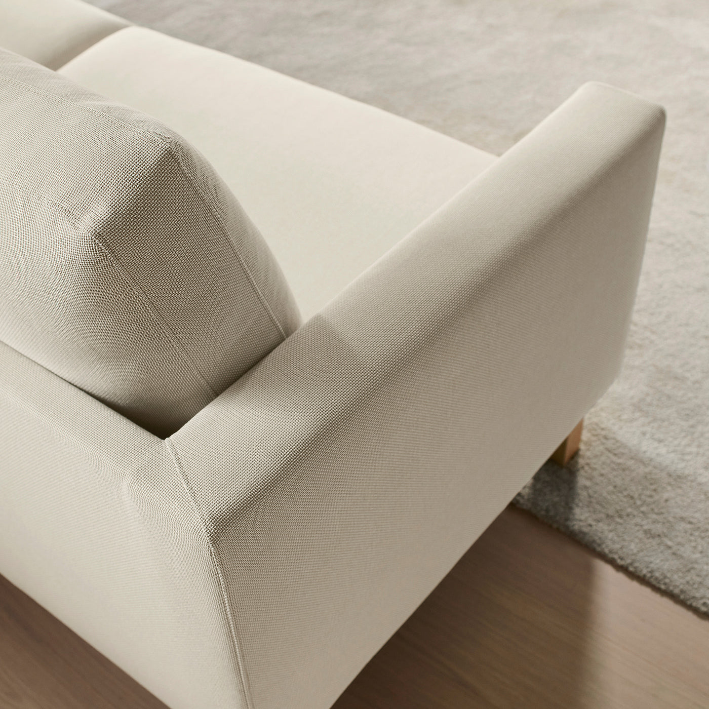 SALTSJÖBADEN 3-seat sofa, Fridtuna light beige, 205 cm