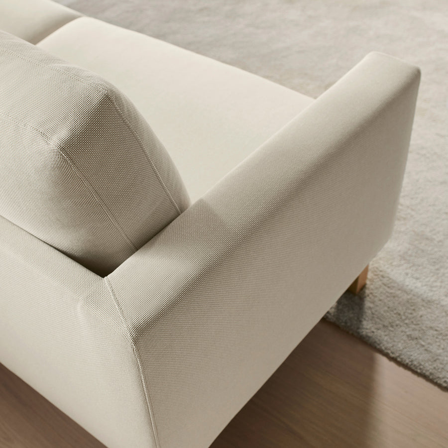 SALTSJÖBADEN 3-seat sofa, Fridtuna light beige, 205 cm