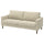 SALTSJÖBADEN 3-seat sofa, Fridtuna light beige, 205x90x88 cm