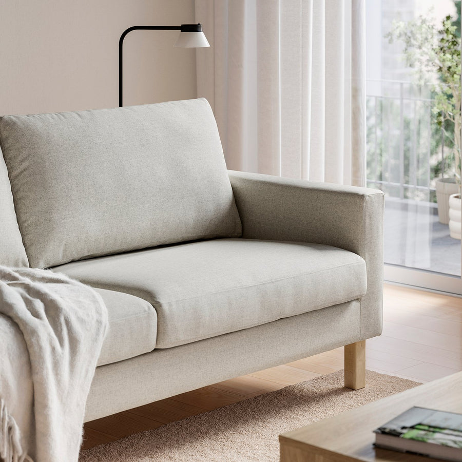 SALTSJÖBADEN 3-seat sofa, Gunnared beige, 205 cm