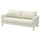 SALTSJÖBADEN 3-seat sofa, Gunnared beige, 205 cm