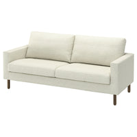 SALTSJÖBADEN 3-seat sofa, Gunnared beige, 205x90x88 cm
