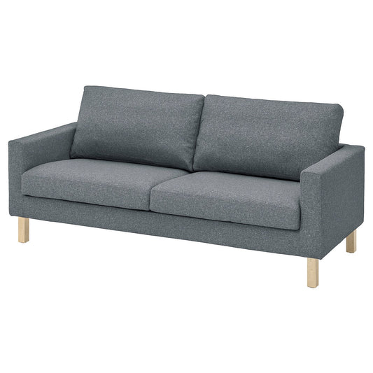 SALTSJÖBADEN 3-seat sofa, Gunnared medium grey, 205x90x88 cm